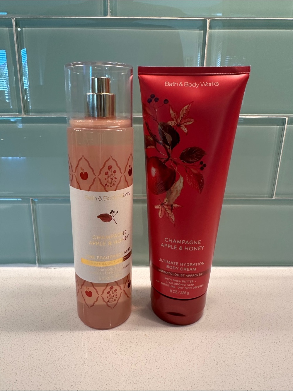 Bath & Body Works Champagne Apple & Honey Body Cream & Mist